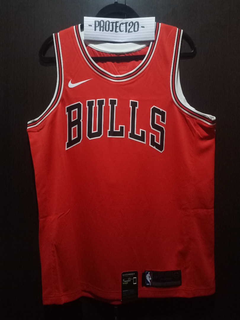Blank Bulls Basketball Jersey