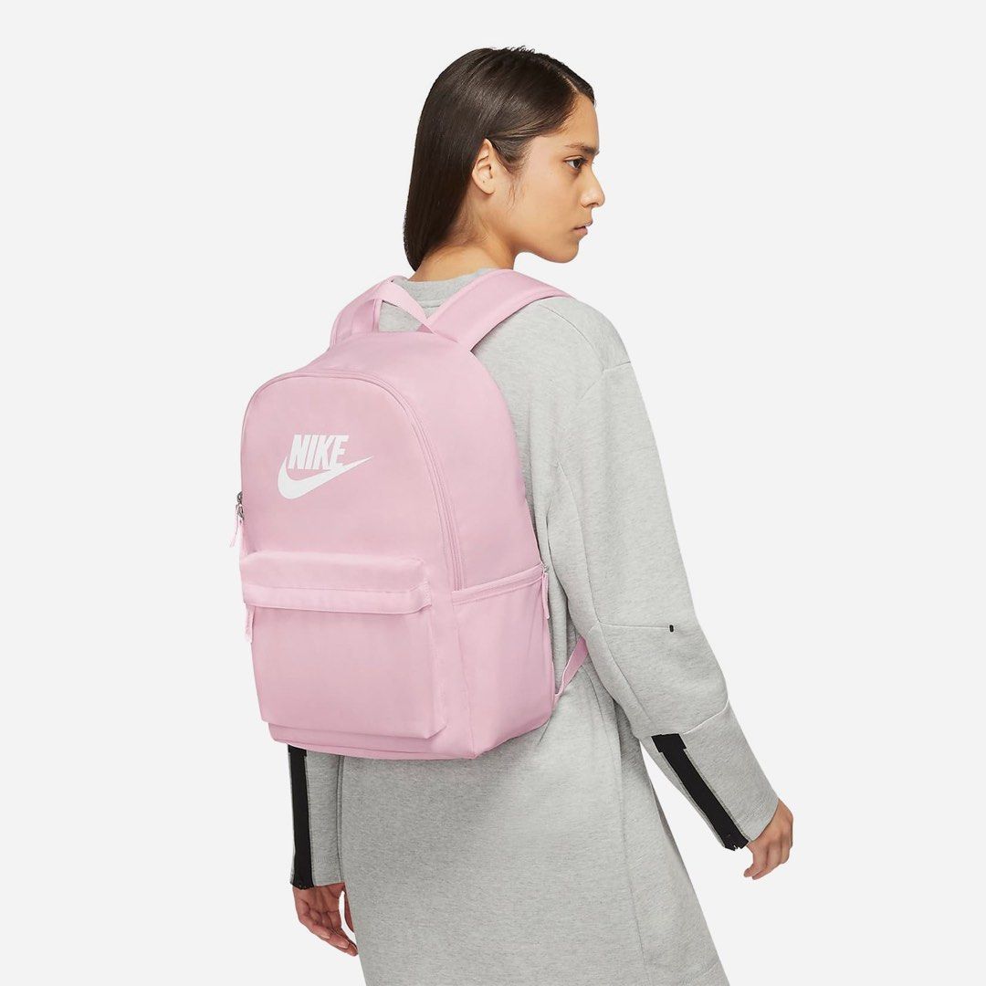 Nike Unisex Heritage Backpack (25L) - Pink Foam, Women's Fashion, Bags ...