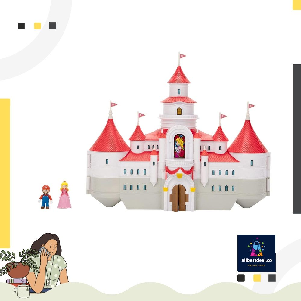 Princess peach castle outlet toy