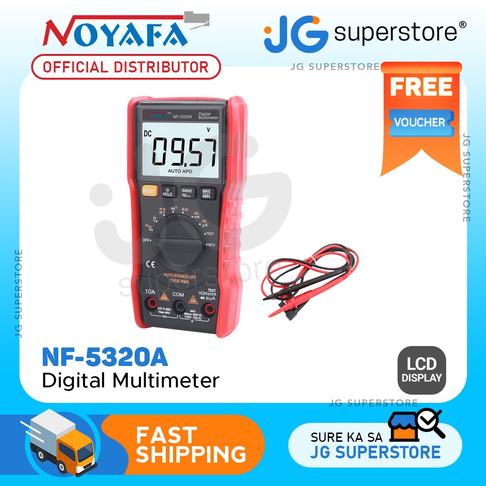 Noyafa NF-5320A Auto-Scanning Digital Multimeter Measure Idenfity DC/AC ...