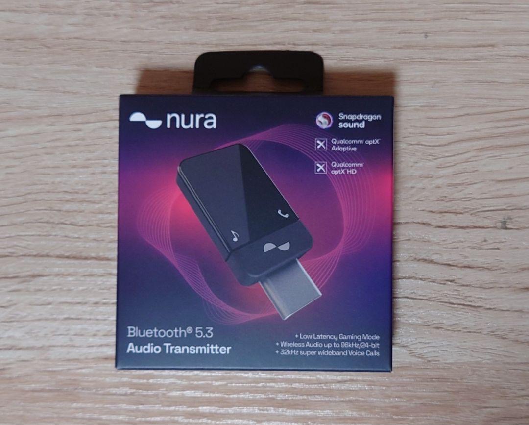 Nura Bluetooth 5.3 Audio Transmitterオーディオ