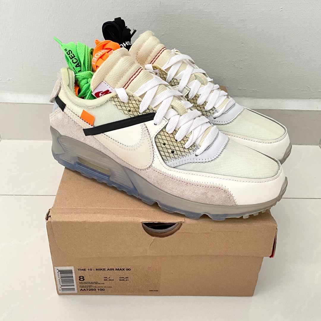 Buy Off-White x Air Max 90 'The Ten' - AA7293 100