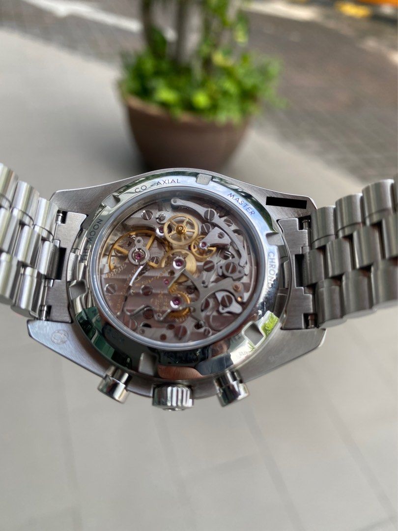 Omega hotsell transparent watch