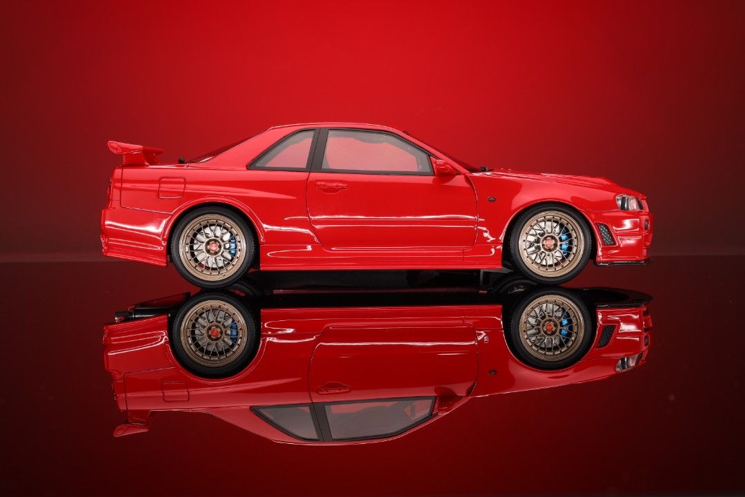 ミニカー hpi racing Nismo R34 GT-R Z-tune Red IG1831 Nismo R34 GT-R R-tune Red – ignition model