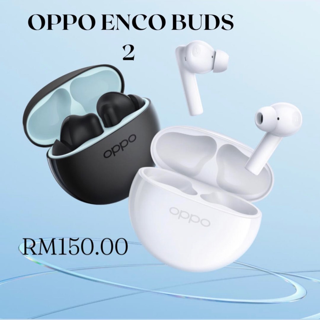 OPPO Enco Buds 2 Black - Bluetooth Headphones