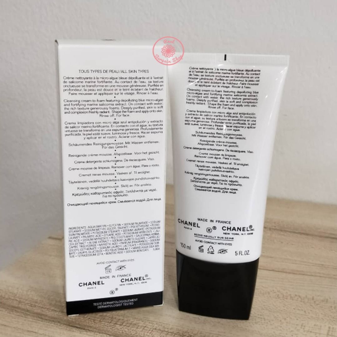 [Original] Chanel La Mousse Anti-Pollution Cleansing Cream-to-Foam 150ml