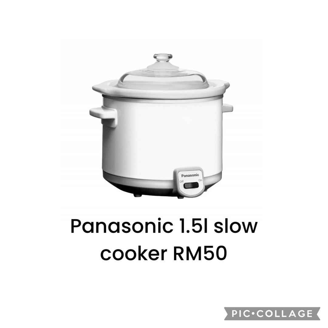 Panasonic 1.5l slow cooker, Furniture & Home Living, Kitchenware