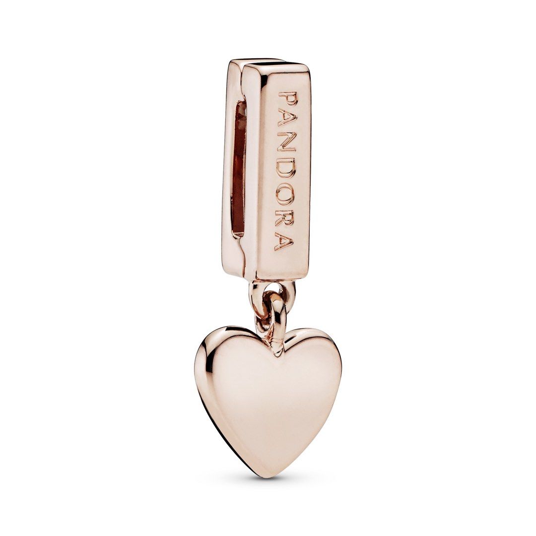 Pandora Authentic Rose Reflections Clip Floating Heart