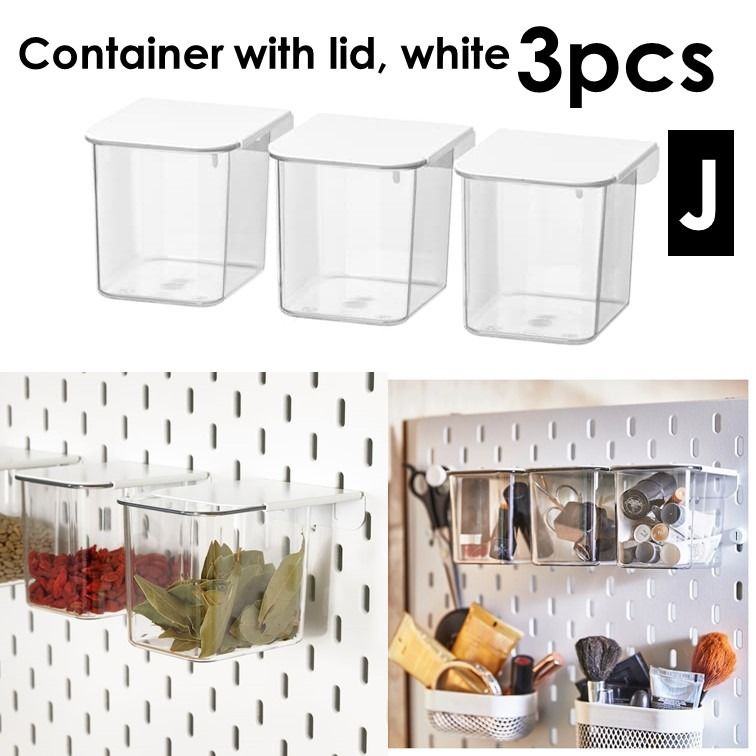 Part 2 >ikea Pegboard Accessories Organizer Kit Pegboard Basket Set