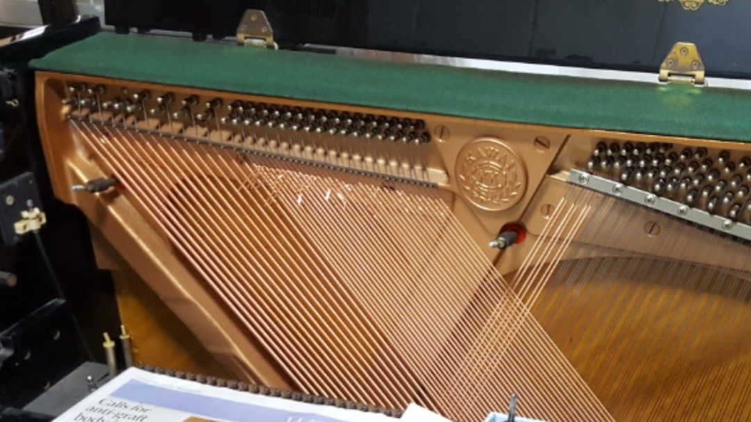 Piano bass store string replacement