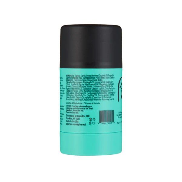 PIPERWAI NATURAL DEODORANT STICK WITHOUT ALUMINUM, ACTIVATED CHARCOAL