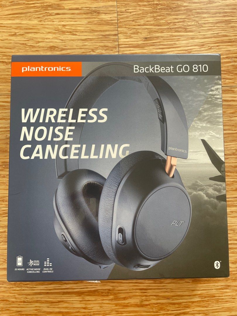 Plantronics Backbeat Go 810 Wireless Noise Cancelling Headphones Good functions just need to replace earmuffs