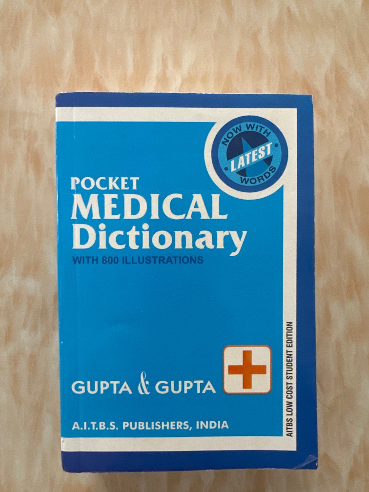 Pocket medical dictionary, Hobbies & Toys, Books & Magazines, Textbooks