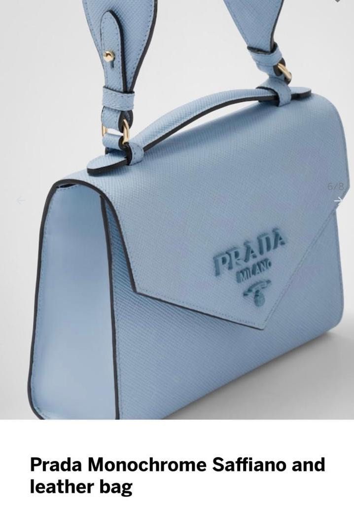 Prada Light-blue Monochrome Bag