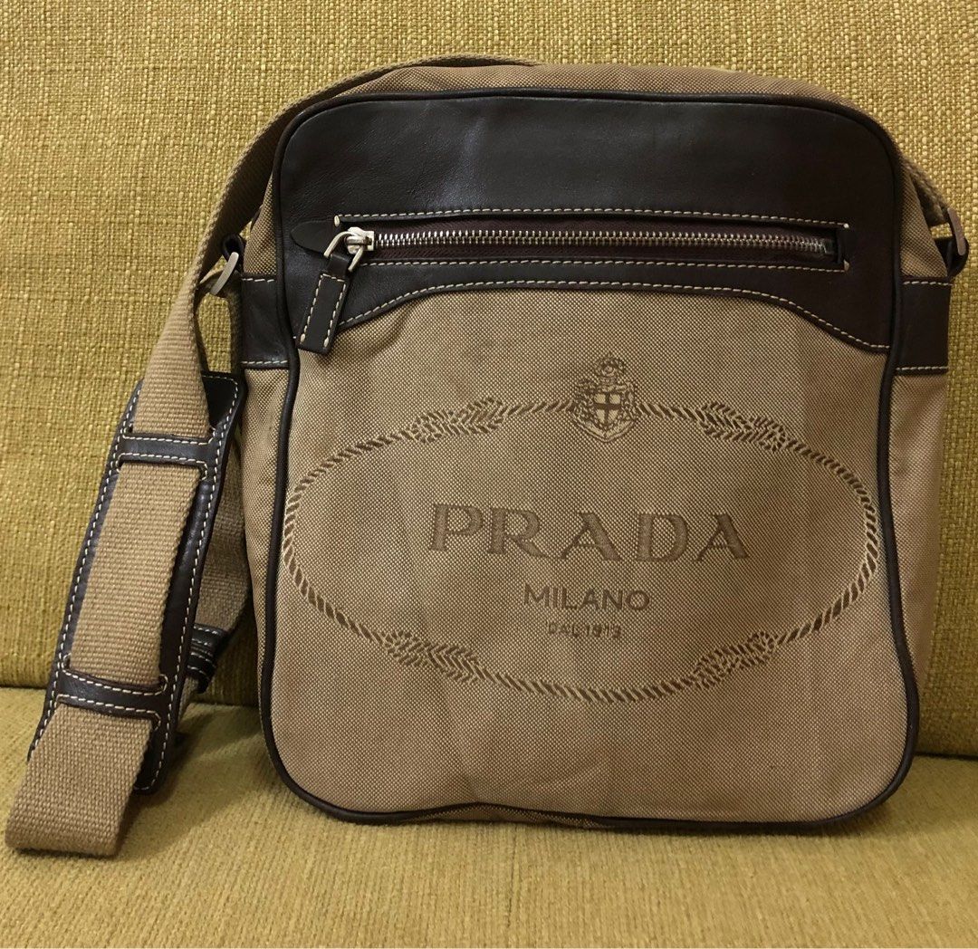 Prada Crossbody Mens Bag, Luxury, Bags & Wallets on Carousell