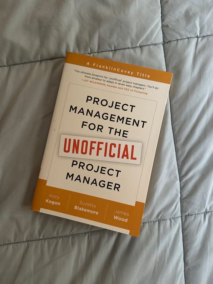 Project Management for the Unofficial Project Manager (Category: Textbooks) located in Taguig. Submitted by __jsww (Listing ID 1242425933, Image 1). Description: .