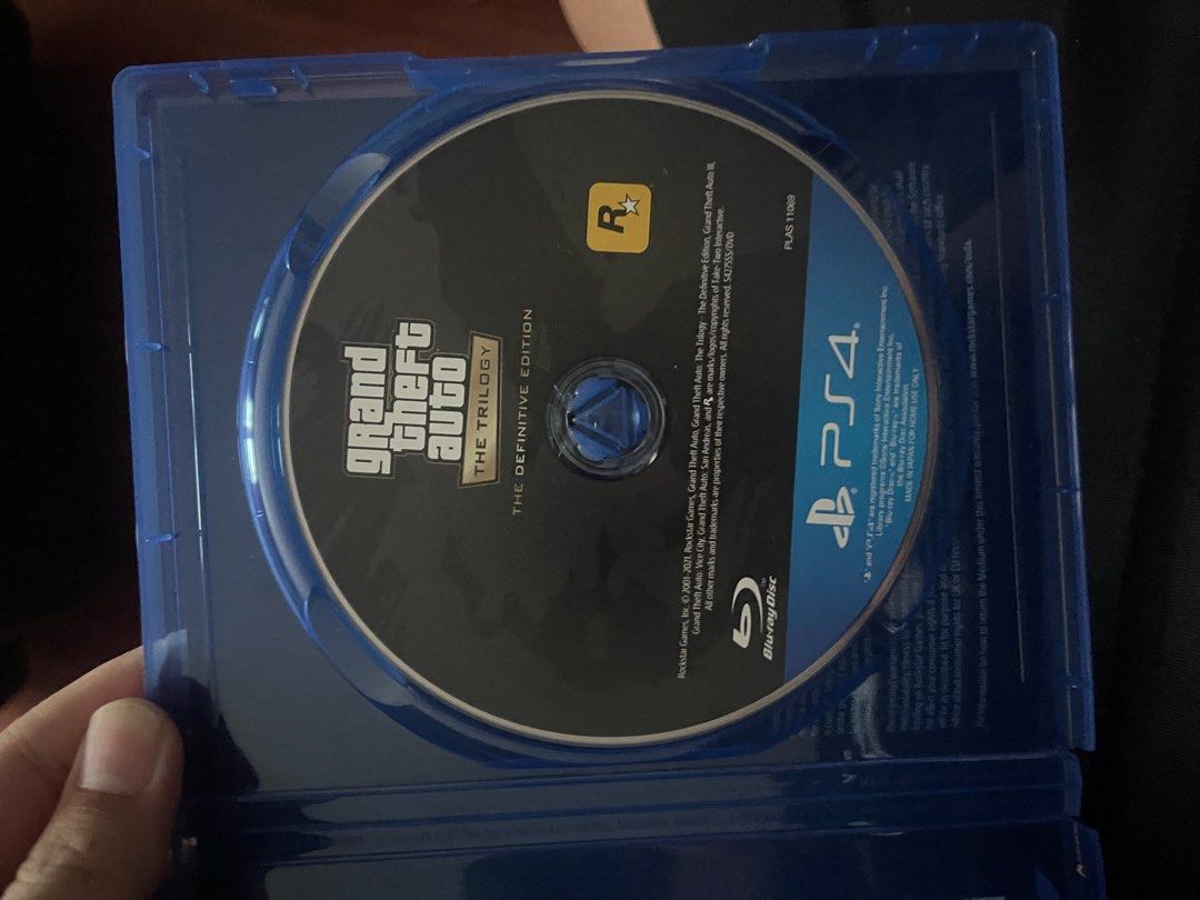PS4 GTA The Trilogy (Category: PlayStation) located in San Jose. Submitted by elio777 (Listing ID 1242435889, Image 2). Description: rfs- ipang reregalo sana kaso nag cheat yung bf kaya di nabigay ( triny namin gamitin twice or 3x lang) 2,700 po nabili.