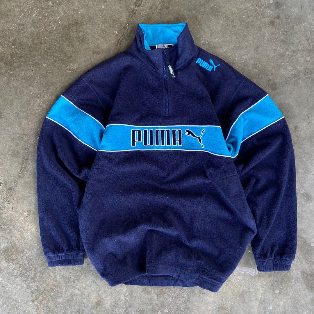 Puma retro half zip hoodie on sale