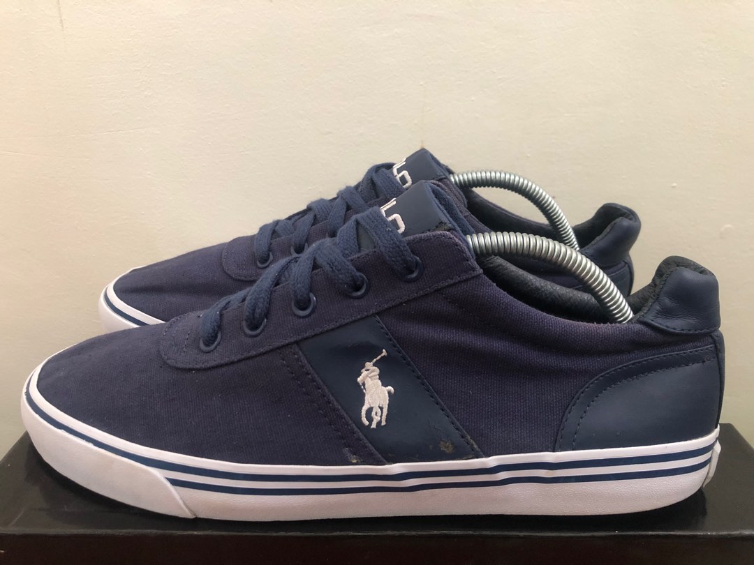 Ralph Lauren Polo Mens Blue Hanford Sneakers Men s Fashion