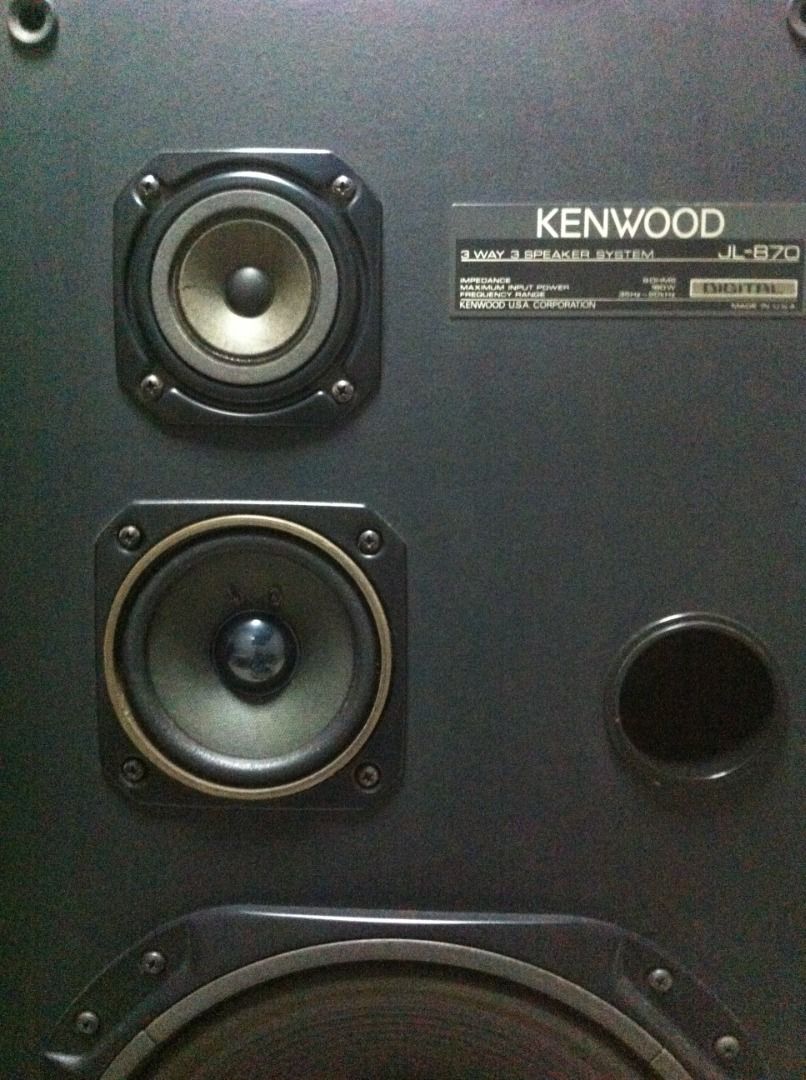 Kenwood jl 870 hotsell speakers