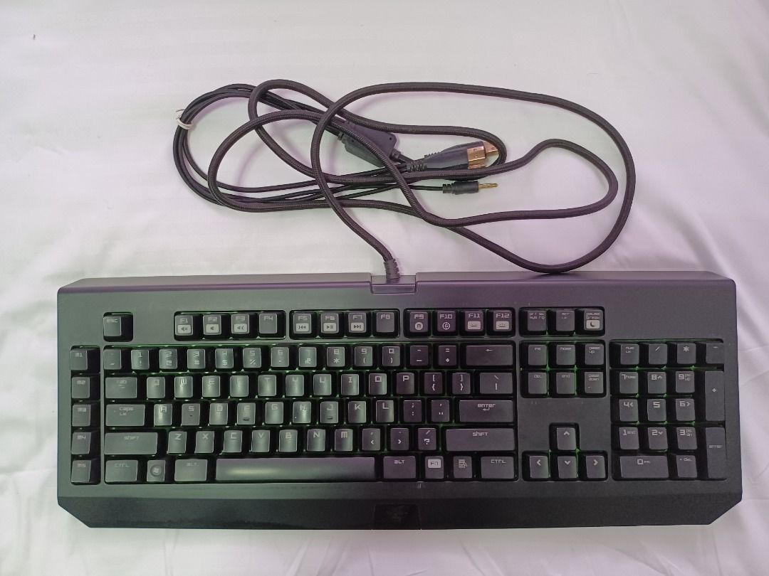 Razer Mechanical Keyboard Black Widow Cherry MX Blue Switch, Computers ...