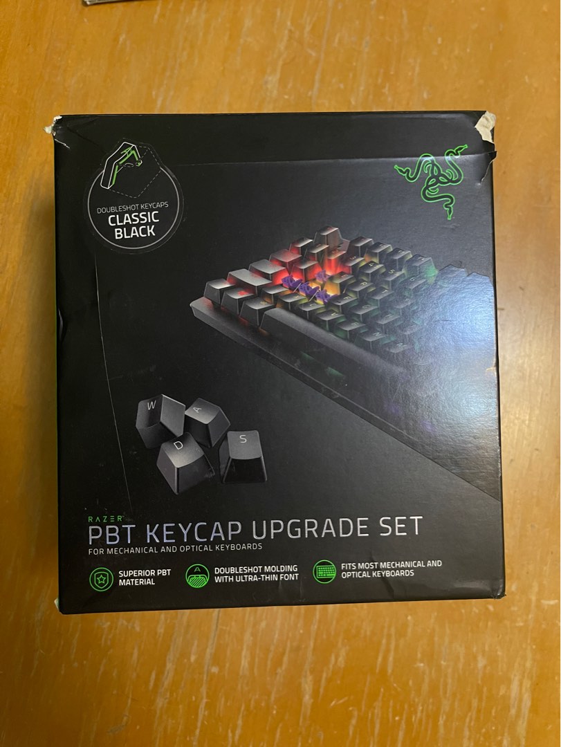 Razer PBT Keycap Upgrade Set - Classic Black, Computers & Tech, Parts ...