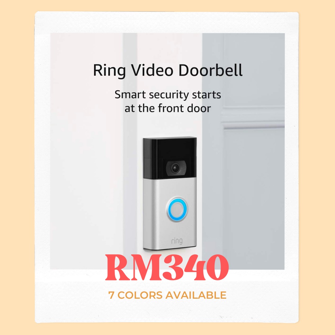 Ring Video Doorbell - 1080p HD video, improved motion detection, easy  installation – Satin Nickel