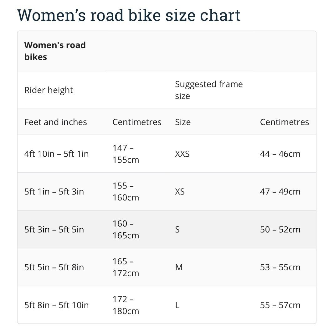 Canyon size deals guide road bike