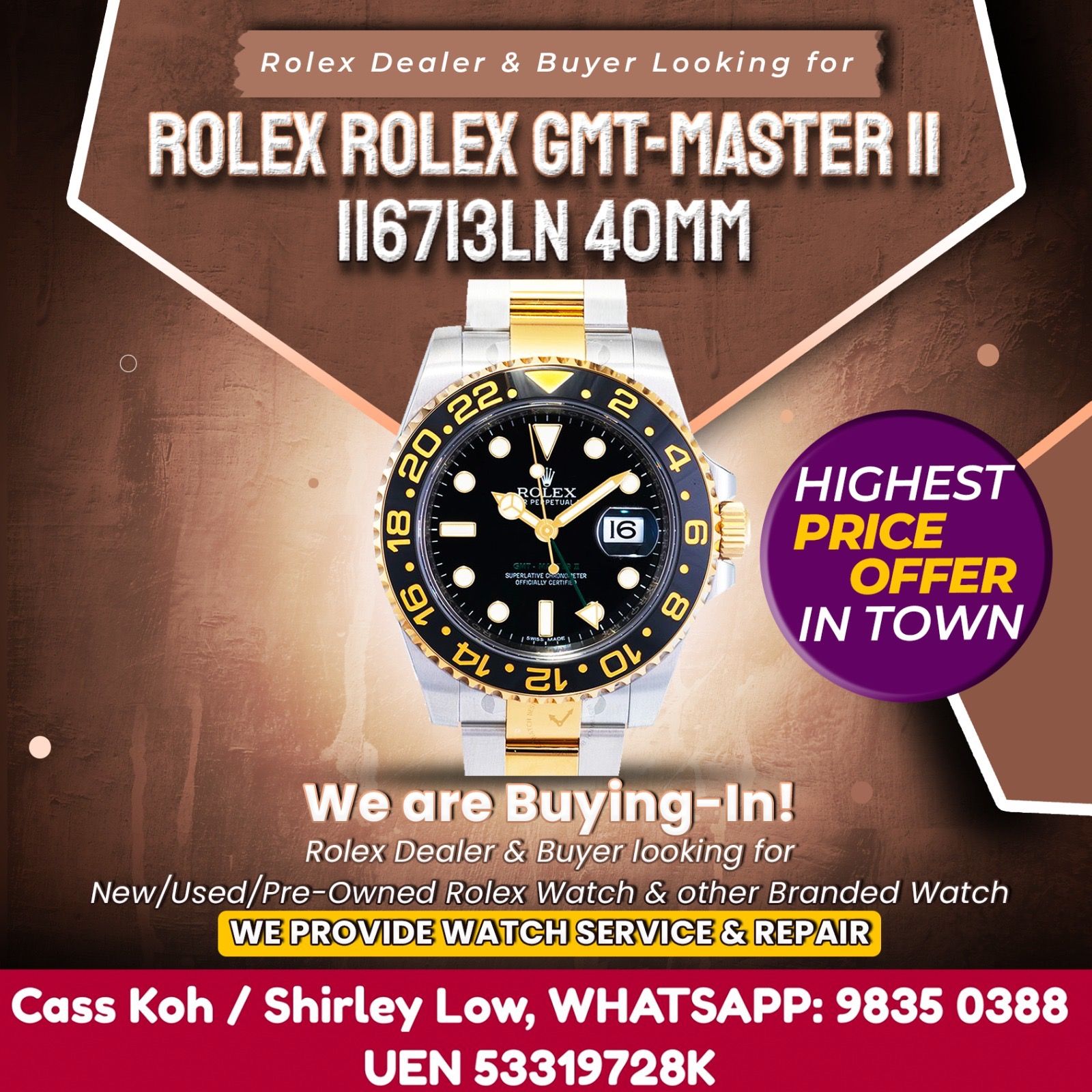 Rolex Watch Buyer with Best Price Offer