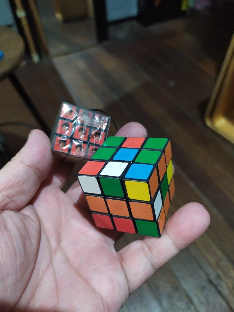 Rubik's cube (Category: Board Games & Puzzles) located in Quezon City. Submitted by toys_r_here (Listing ID 1242387817, Image 2). Description: mliit bago 490 both As is po Pa check nlng ng condition sa pics What you see is what you get haggle pwede PM ME FOR MORE QUESTIONS First to pay gets the item ship pwed din Qc area near quezon ave. Payment pwede bdo bpi.