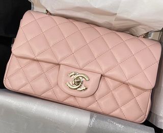 100+ affordable pink chanel flap For Sale