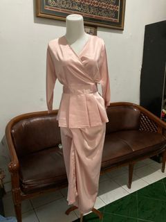 Satin dress 1set