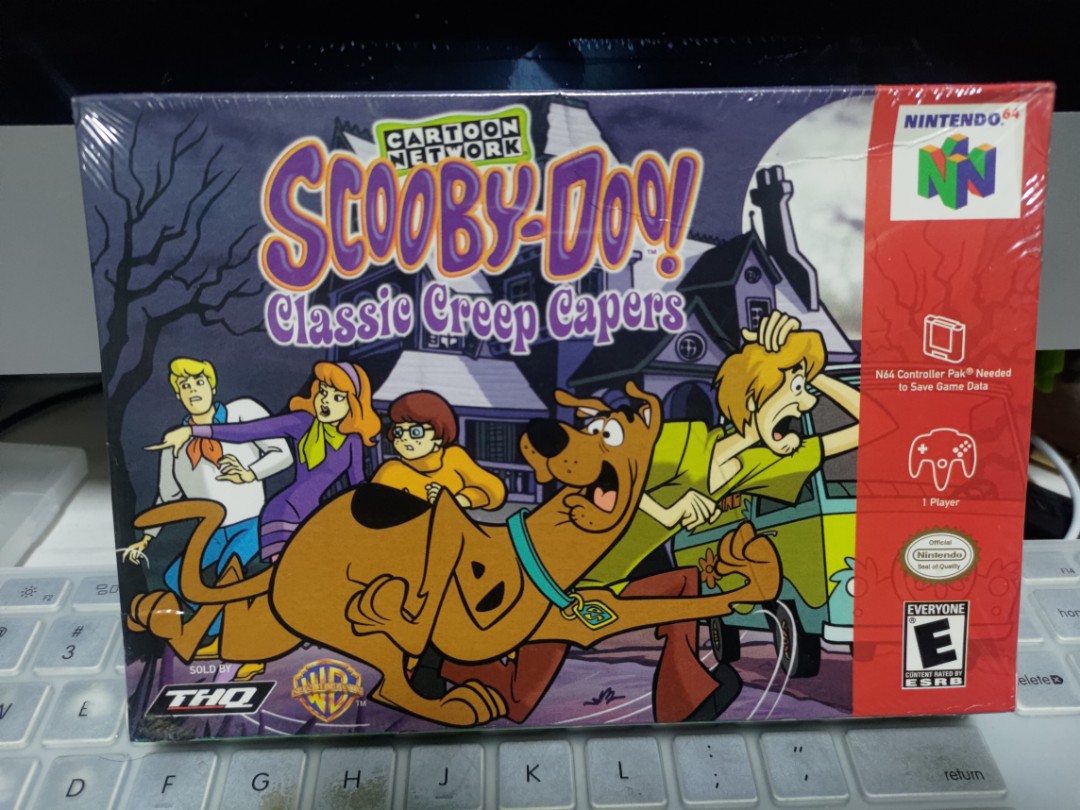 scooby-doo-classic-creep-capers-nintendo-64-n64-sealed-game-video-gaming-video-games-nintendo