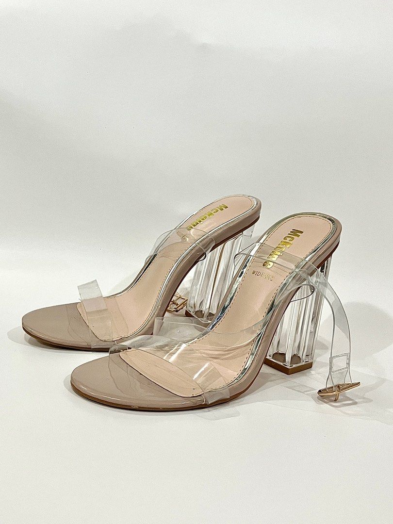 Clear heels size 11 wide discount