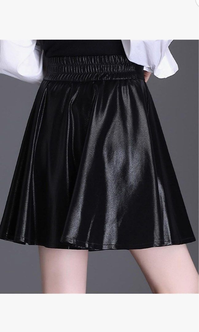 Leather pleated skirt 5xl shop