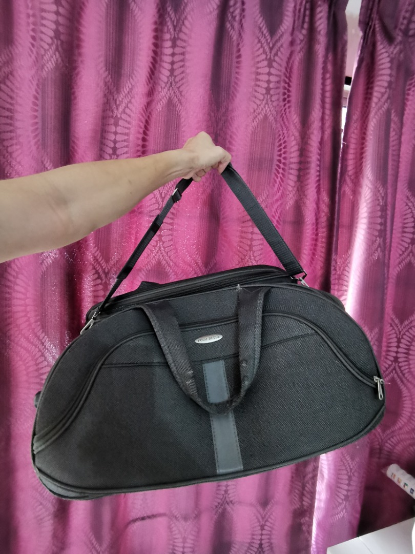 Soft Travel Duffle Trolley Luggage Bag Polo Style Hobbies