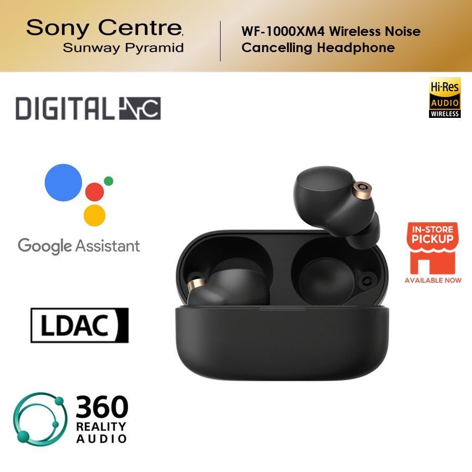 Sony WF1000XM4 Wireless Noice Cancellation, Audio, Earphones on Carousell