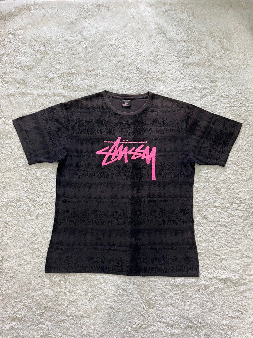 Stussy x Resonate GoodEnough x Fragment Design T-Shirt All Overprint