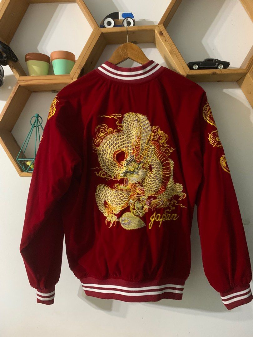 Sukajan dragon velvet Men s Fashion Coats Jackets and Outerwear