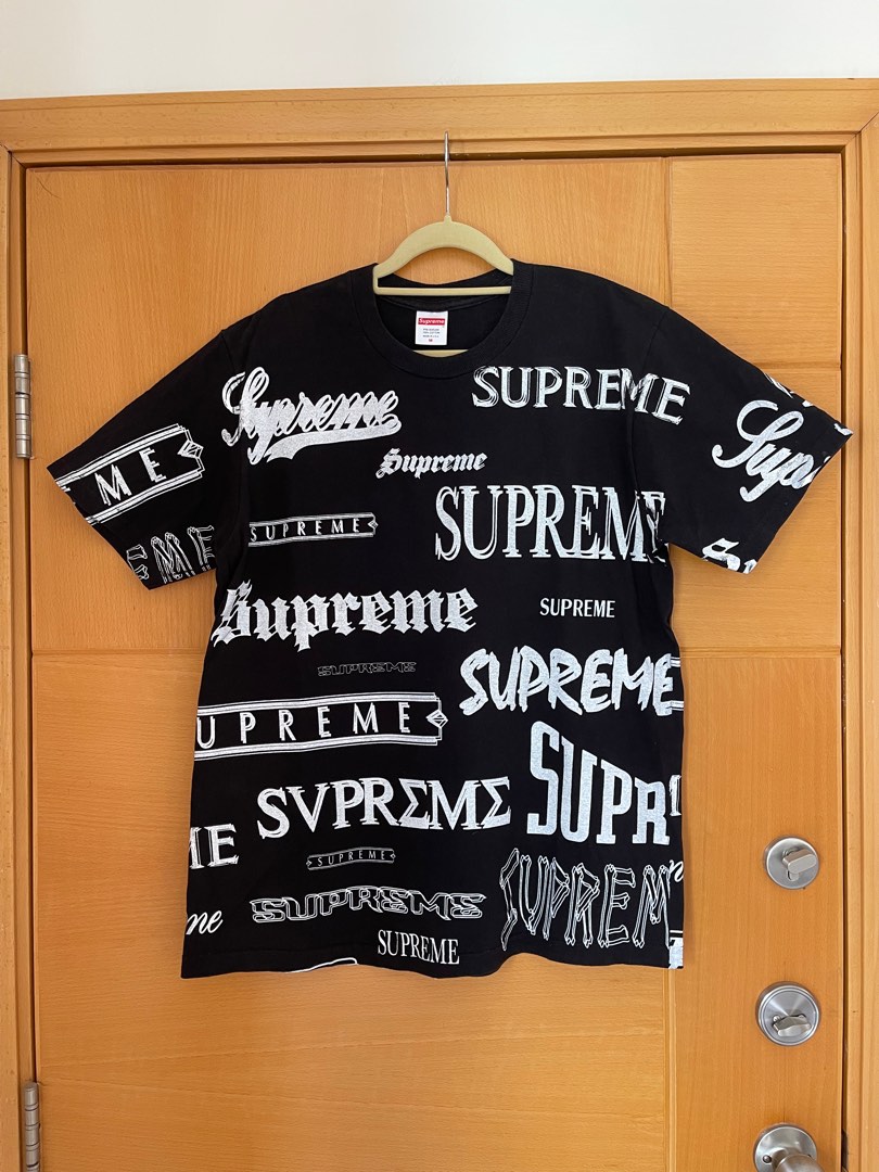 Supreme 燙印Tee (Made in USA), 男裝, 上身及套裝, T-shirt、恤衫、有