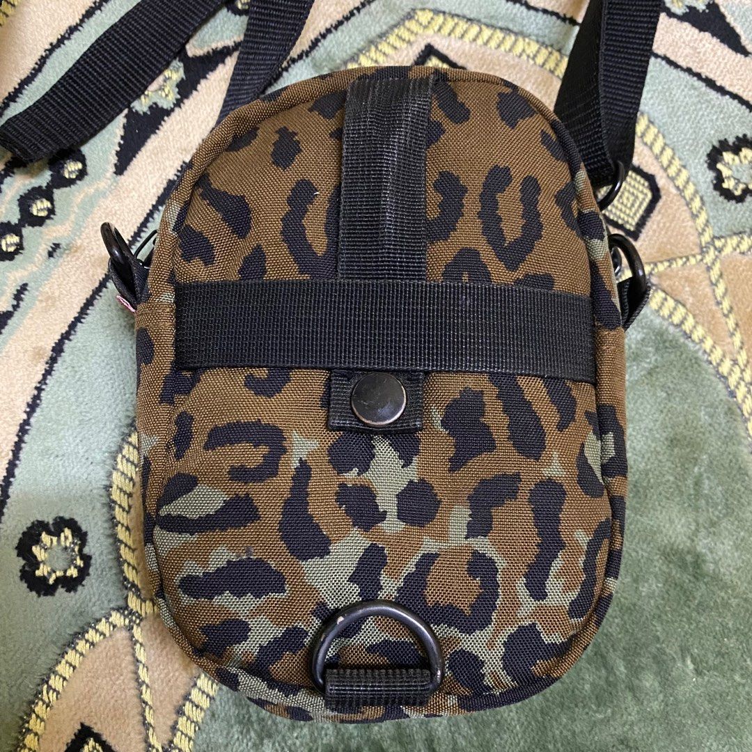 Supreme leopard hotsell sling bag