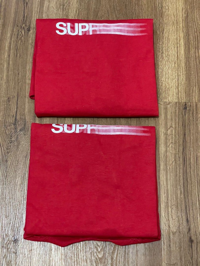 Supreme motion logo tee red discount