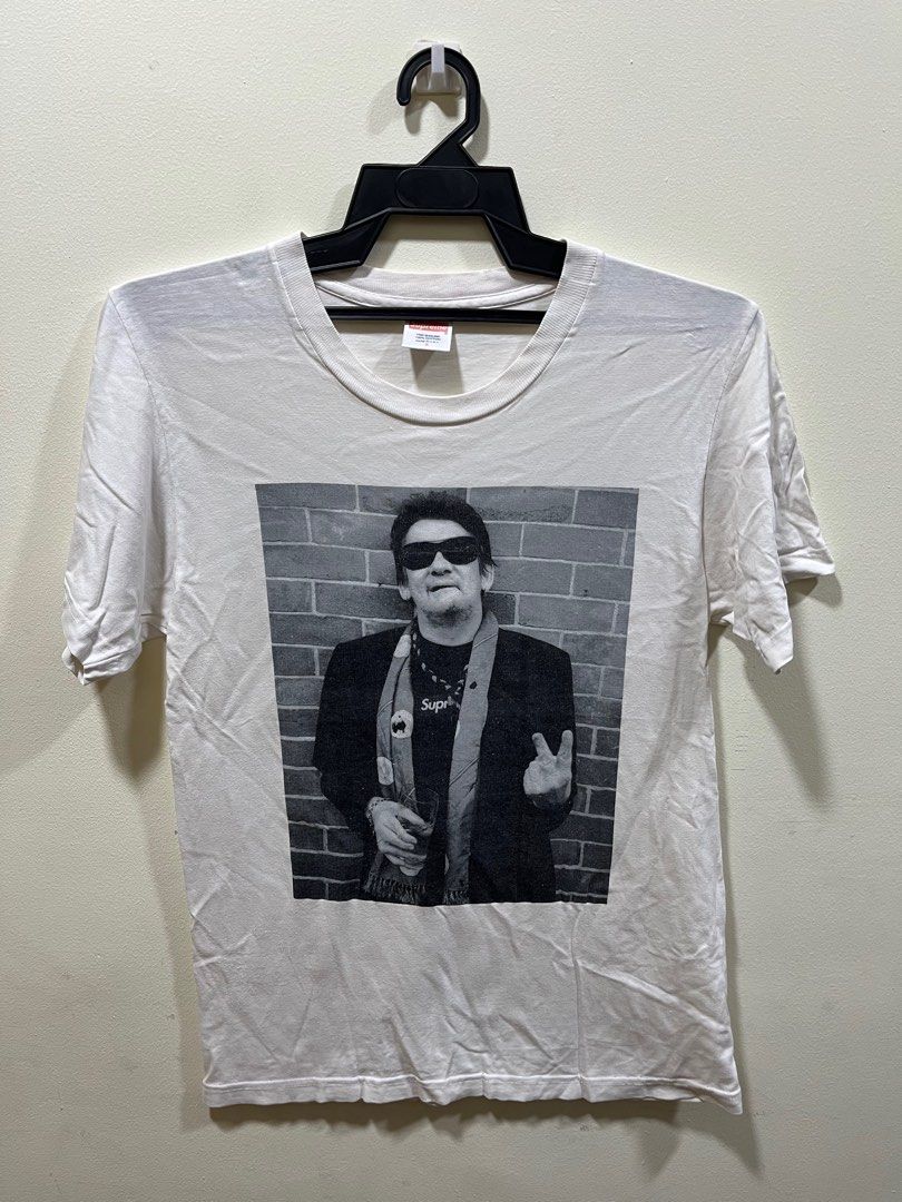 Supreme photo tee shane macgowan Men s Fashion Activewear on