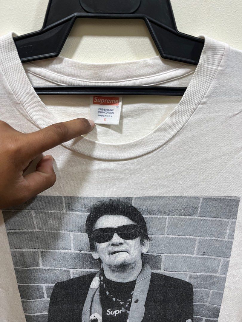 Supreme photo tee shane macgowan Men s Fashion Activewear on
