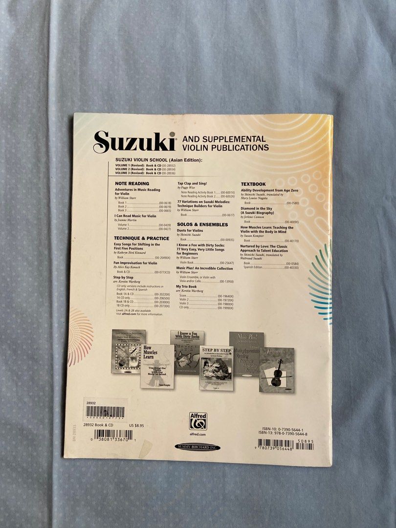 suzuki violin school volume 1 revised edition, Hobbies & Toys, Books ...