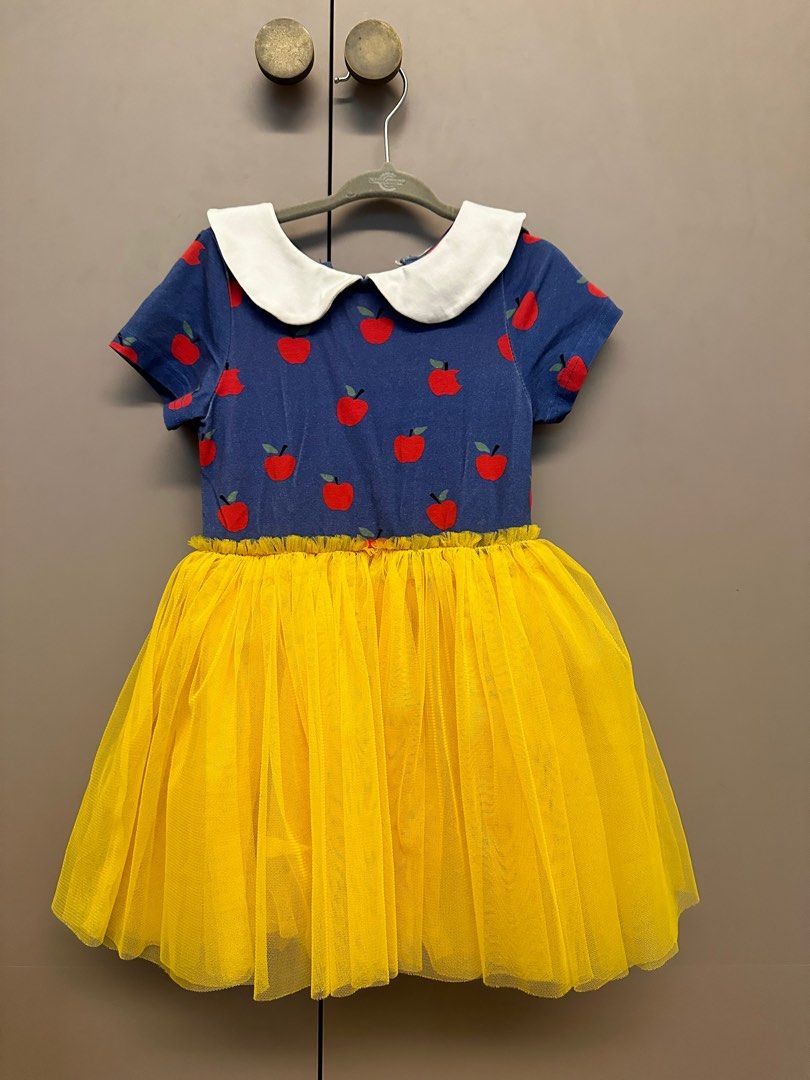 Snow white apple dress top