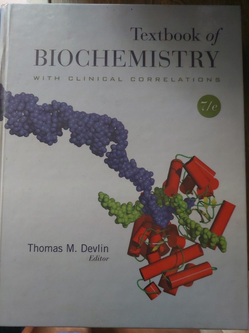 Textbook of Biochemistry by Devlin on Carousell