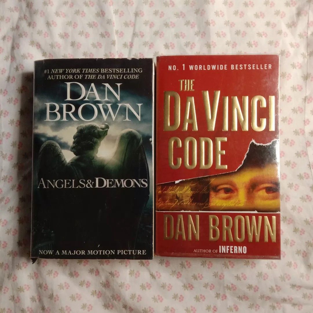The Da Vinci Code and Angels & Demons Dan Brown on Carousell