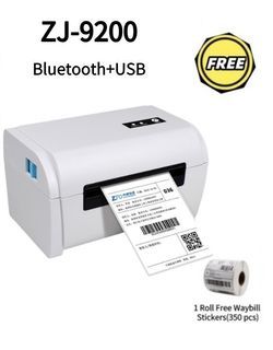 Thermal Printer USB, Cellphone Bluetooth A6 with free 350pcs stickers