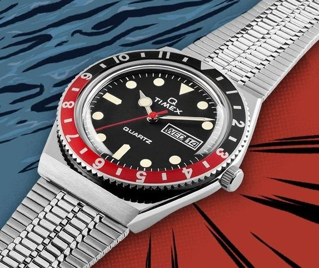 Red best sale timex watch